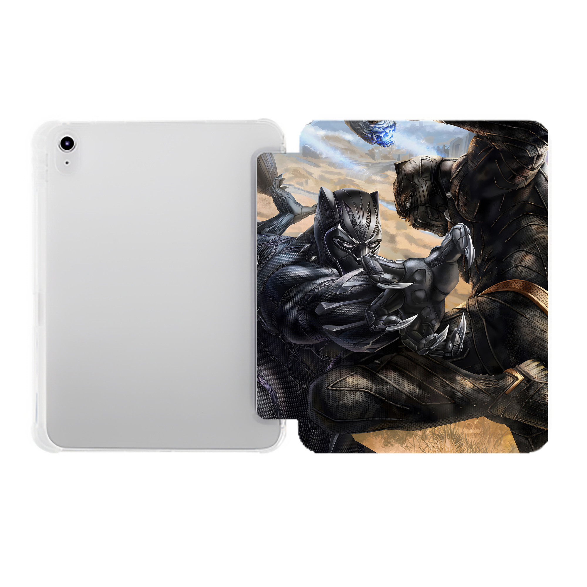 （画像用） アベンジャーズ The Avengers IPad ケース ペン収納付き 三つ折りスタンド PUレザー×シリコン 対応機種9.5/10.5/10.9インチ